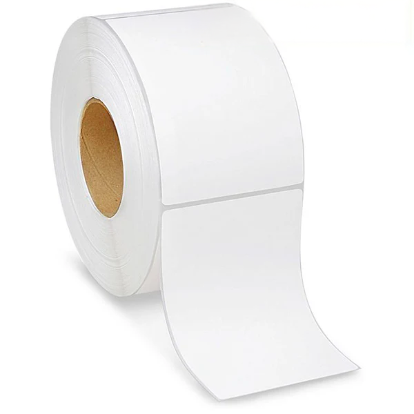 Direct Thermal Fan Fold Labels - 4" x 6" - White