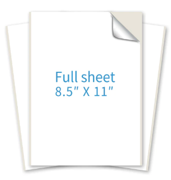 Full Sheet Labels